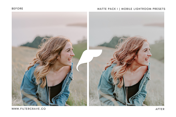 Matte Mobile Lightroom Presets I in Add-Ons - product preview 4