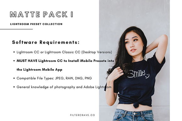 Matte Mobile Lightroom Presets I in Add-Ons - product preview 7