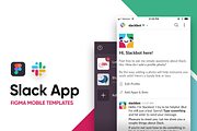 Figma Slack App Mobile Templates