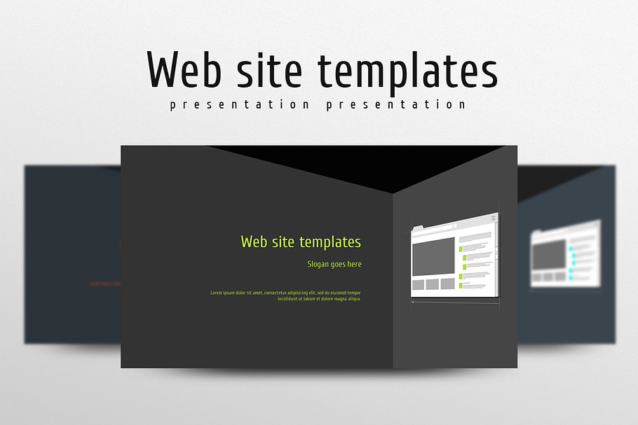 Website Templates in Presentation Templates - product preview 8