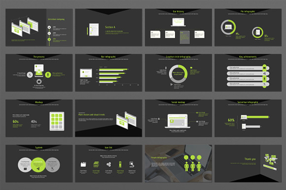 Website Templates in Presentation Templates - product preview 1