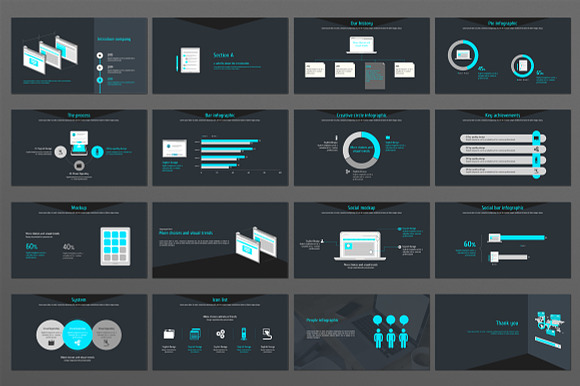 Website Templates in Presentation Templates - product preview 3