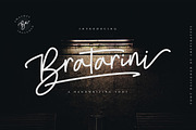 Bratarini - a Handwriting Font