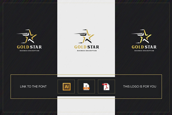 Logo Gold Star in Logo Templates - product preview 1