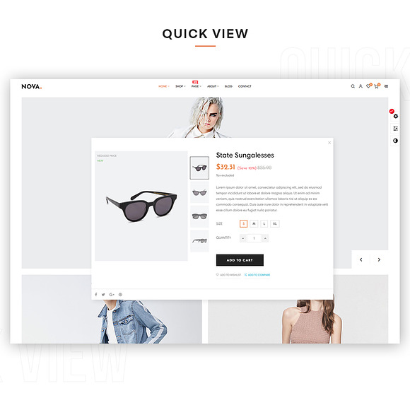 Nova Fashion Store Prestashop 1.7.6 in Bootstrap Themes - product preview 2