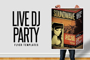 Live DJ Party Flyer Templates