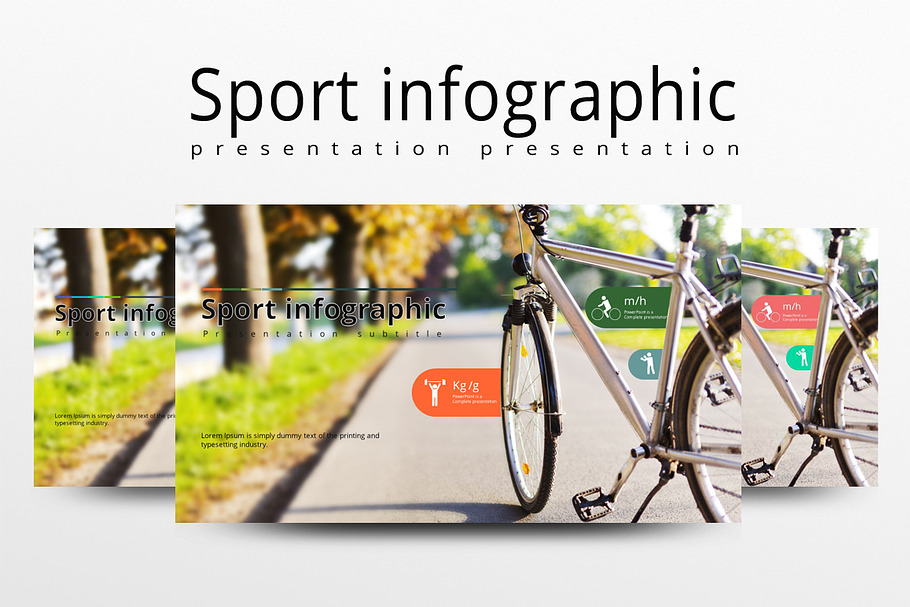 Sport Infographic in Presentation Templates - product preview 8