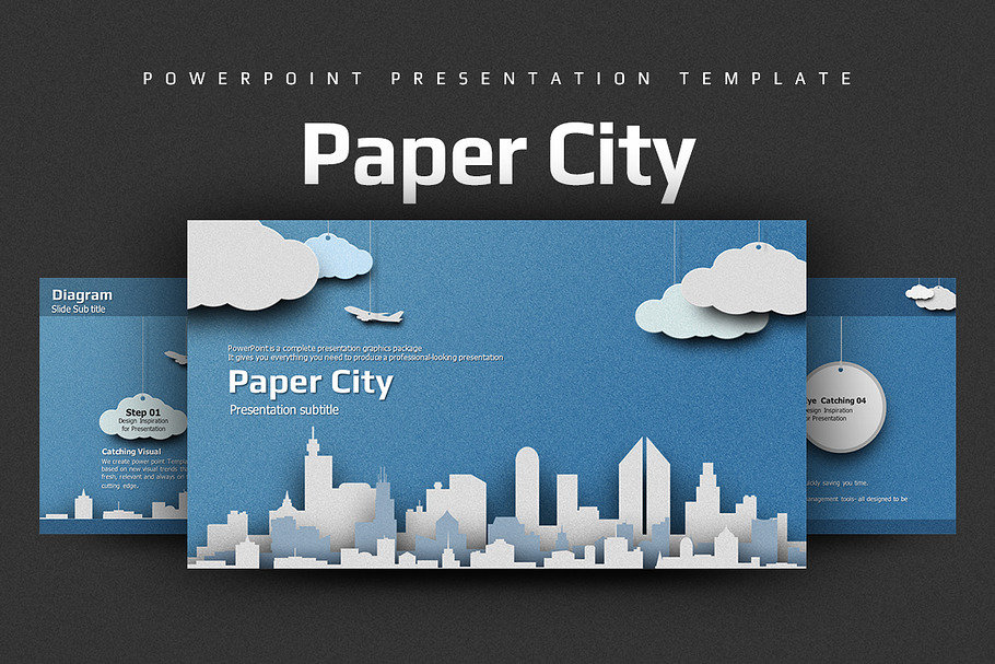 Paper City in Presentation Templates - product preview 8