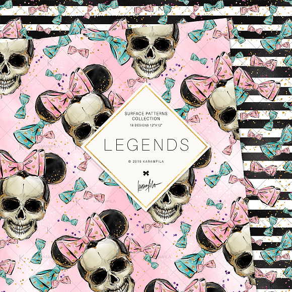 Hollywood Skulls Patterns in Patterns - product preview 2