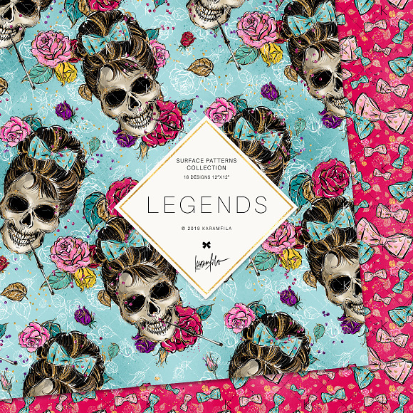 Hollywood Skulls Patterns in Patterns - product preview 4