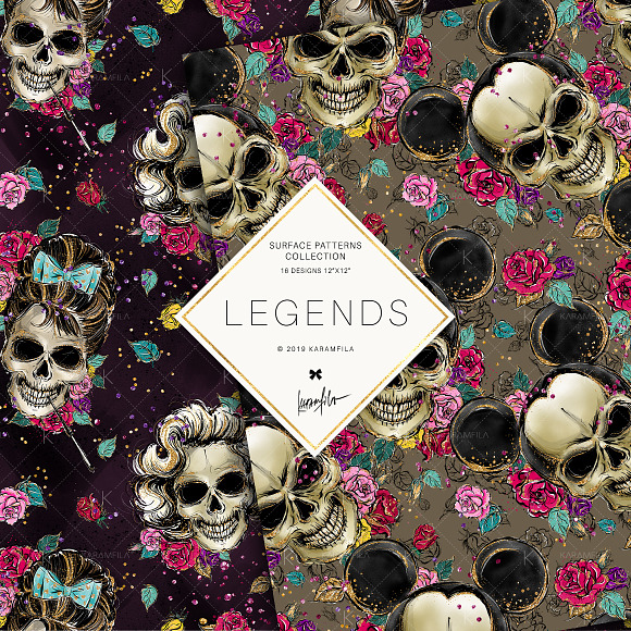 Hollywood Skulls Patterns in Patterns - product preview 7