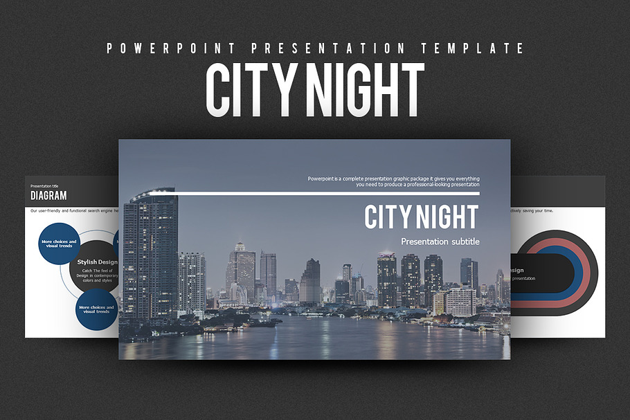 City Night in Presentation Templates - product preview 8