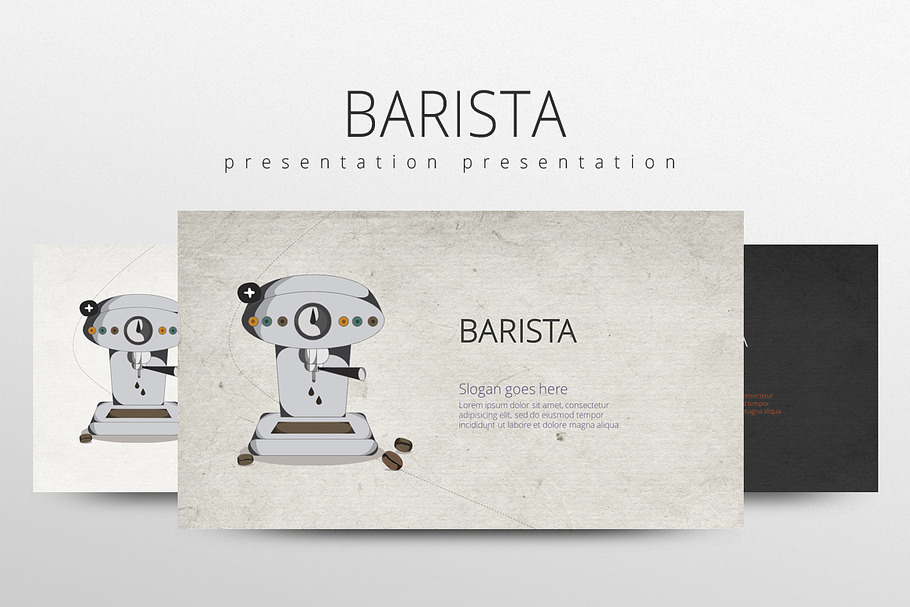 BARISTA in Presentation Templates - product preview 8