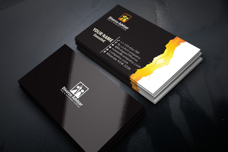Relationship Business Card Template