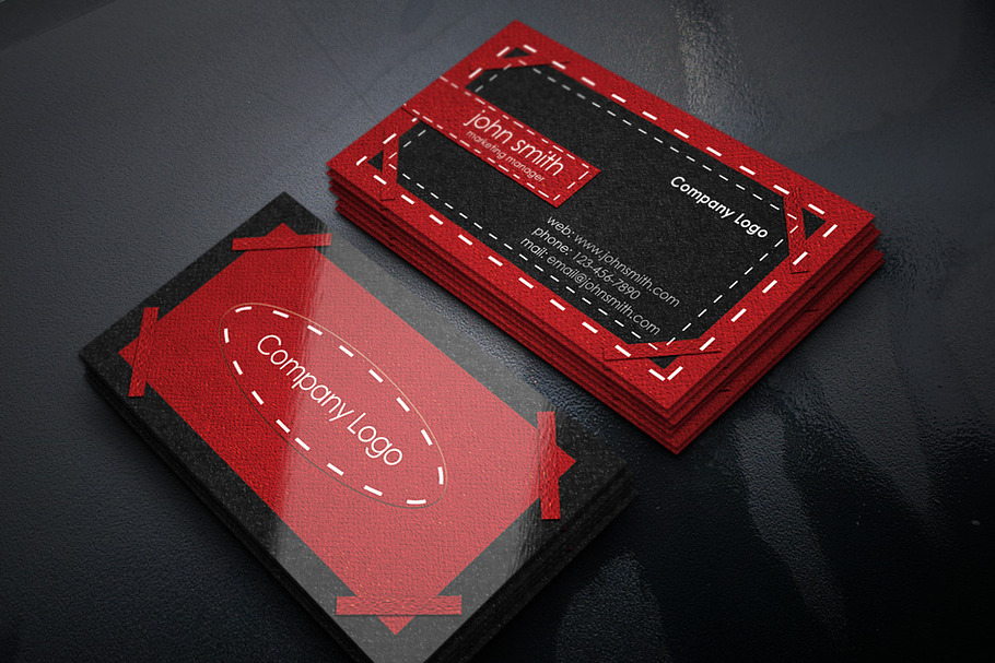 Red Carpet Business Card Design