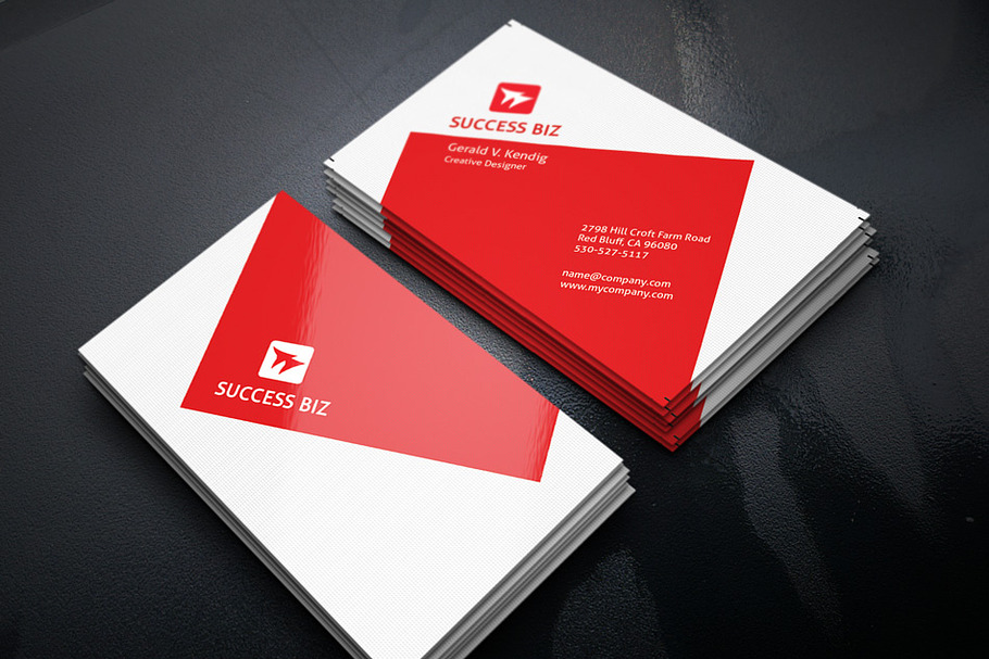 Attractive Business Card Template in Business Card Templates - product preview 8