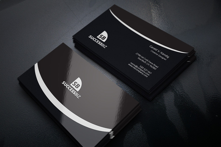 High Corporate Quality Business Card