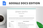 Resume Template, CV, Google Docs