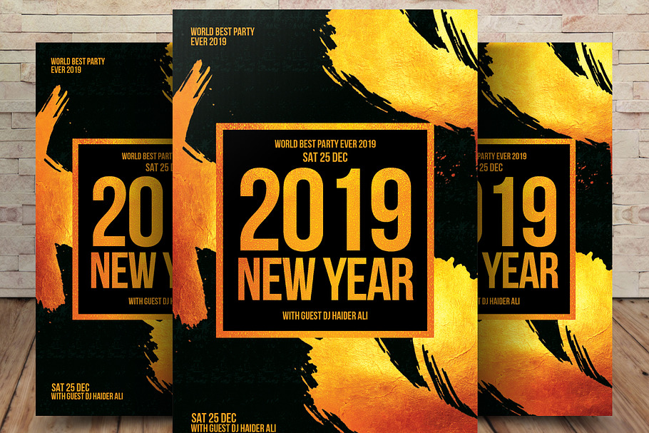 Hip Hop New Year Battle Psd Flyer in Templates - product preview 8