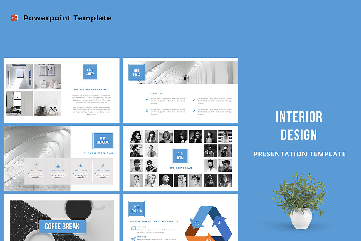 Interior Design Powerpoint Template in PowerPoint Templates - product preview 8