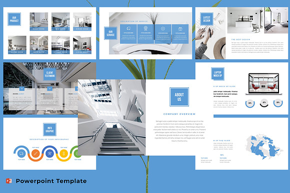 Interior Design Powerpoint Template in PowerPoint Templates - product preview 3
