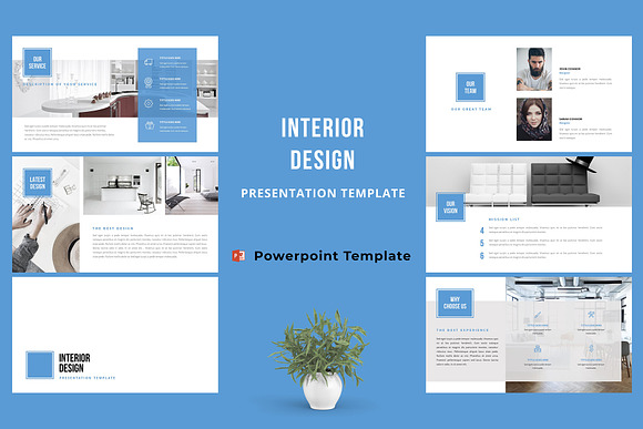Interior Design Powerpoint Template in PowerPoint Templates - product preview 4