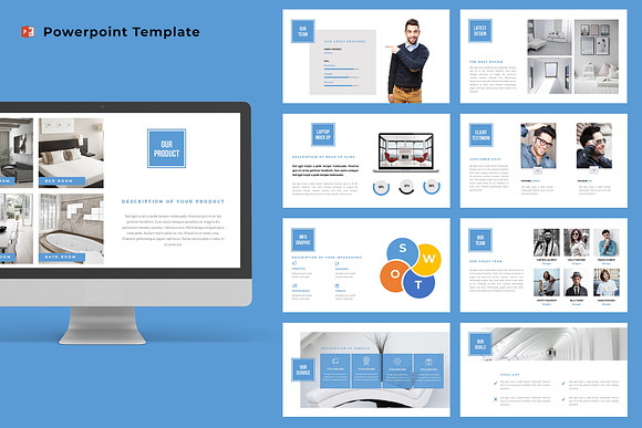Interior Design Powerpoint Template in PowerPoint Templates - product preview 6