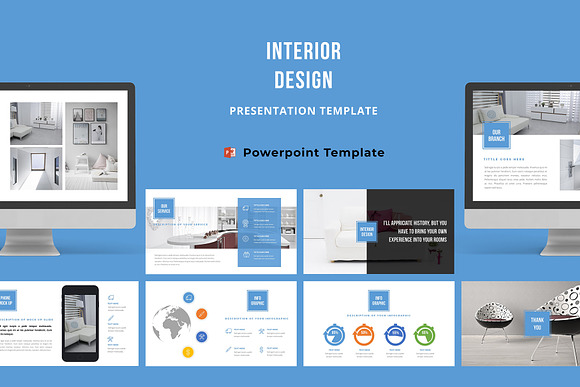 Interior Design Powerpoint Template in PowerPoint Templates - product preview 7