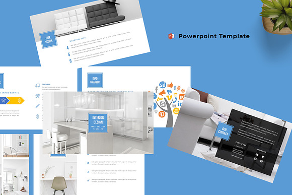 Interior Design Powerpoint Template in PowerPoint Templates - product preview 8