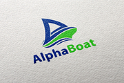 Alpha Boat Logo + Stationery