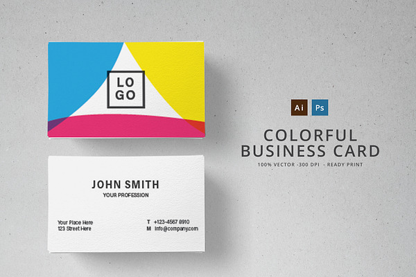 Colorful Business Card