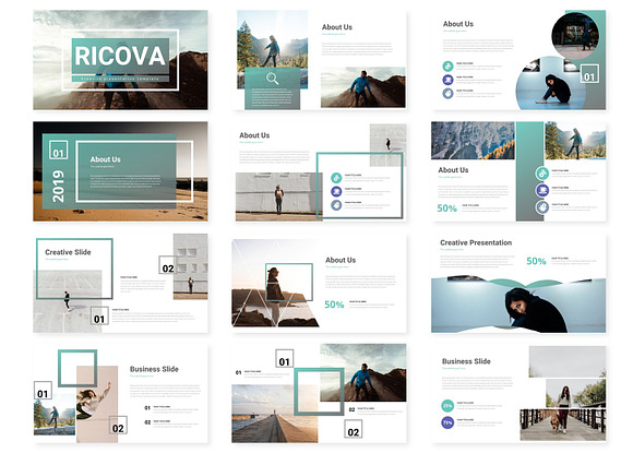Ricova - Google Slide Template in Google Slides Templates - product preview 1