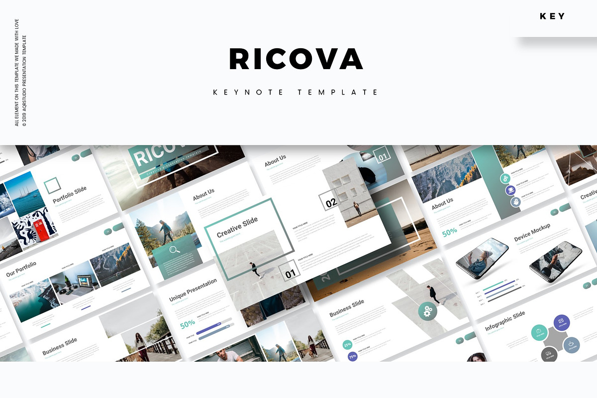 Ricova - Keynote Template in Keynote Templates - product preview 8