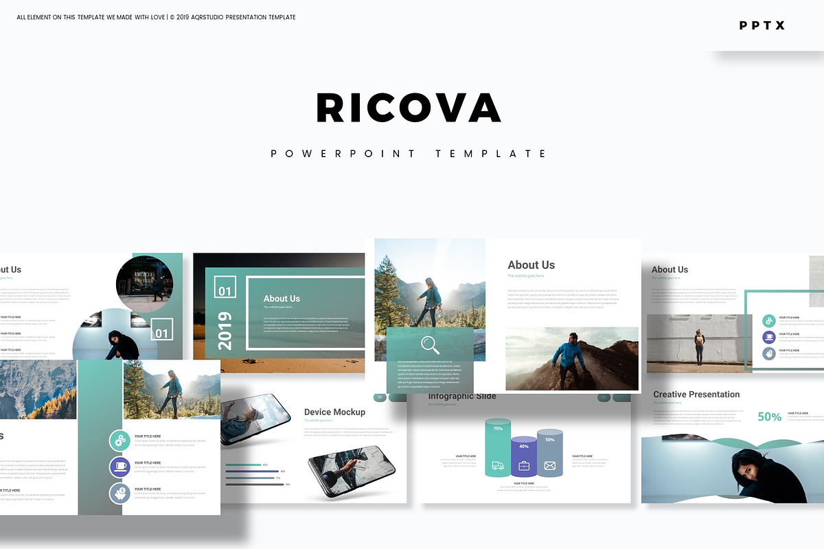 Ricova - Powerpoint Template in PowerPoint Templates - product preview 8