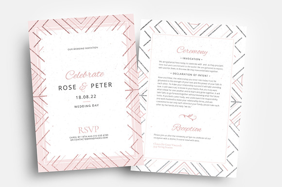 Modern Wedding Invitation Templates in Wedding Templates - product preview 1