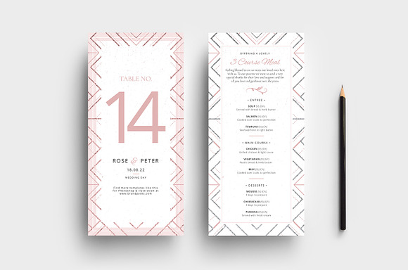 Modern Wedding Invitation Templates in Wedding Templates - product preview 2