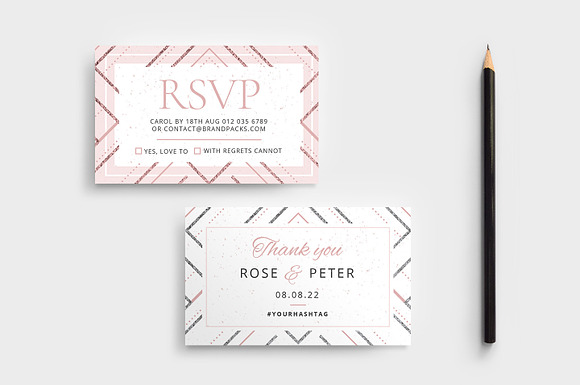 Modern Wedding Invitation Templates in Wedding Templates - product preview 7