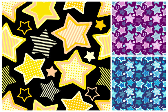 BABY SET. Colorful Seamless Patterns in Patterns - product preview 3