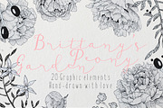 Brittany's Peony Garden Graphic Set
