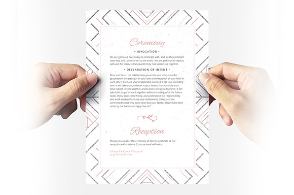 Modern Wedding Invitation Templates in Wedding Templates - product preview 10
