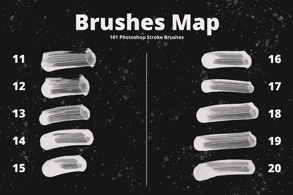101 Photoshop Paint Stroke Brushes in Photoshop Brushes - product preview 3