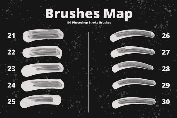 101 Photoshop Paint Stroke Brushes in Photoshop Brushes - product preview 4
