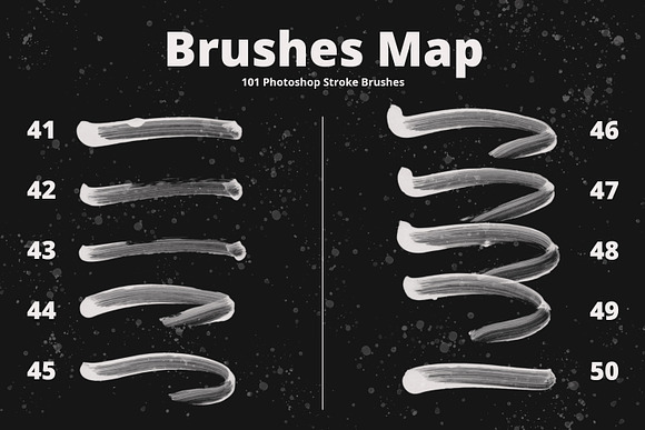 101 Photoshop Paint Stroke Brushes in Photoshop Brushes - product preview 7