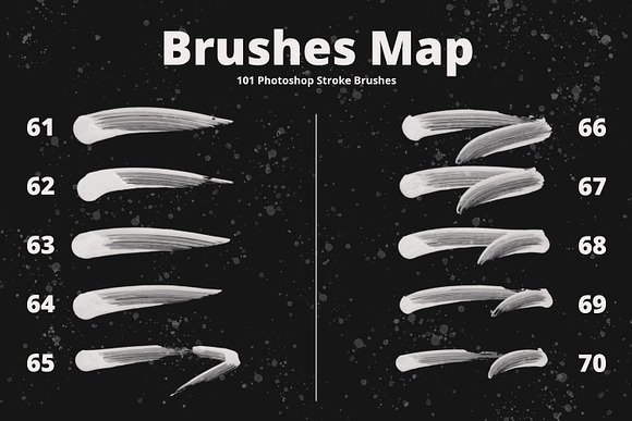 101 Photoshop Paint Stroke Brushes in Photoshop Brushes - product preview 9