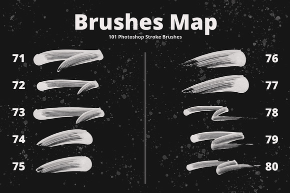 101 Photoshop Paint Stroke Brushes in Photoshop Brushes - product preview 10