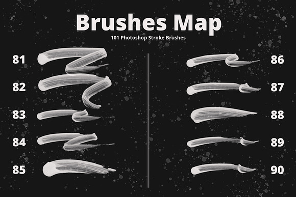 101 Photoshop Paint Stroke Brushes in Photoshop Brushes - product preview 11