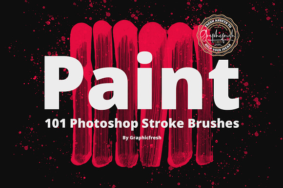 101 Photoshop Paint Stroke Brushes in Photoshop Brushes - product preview 13