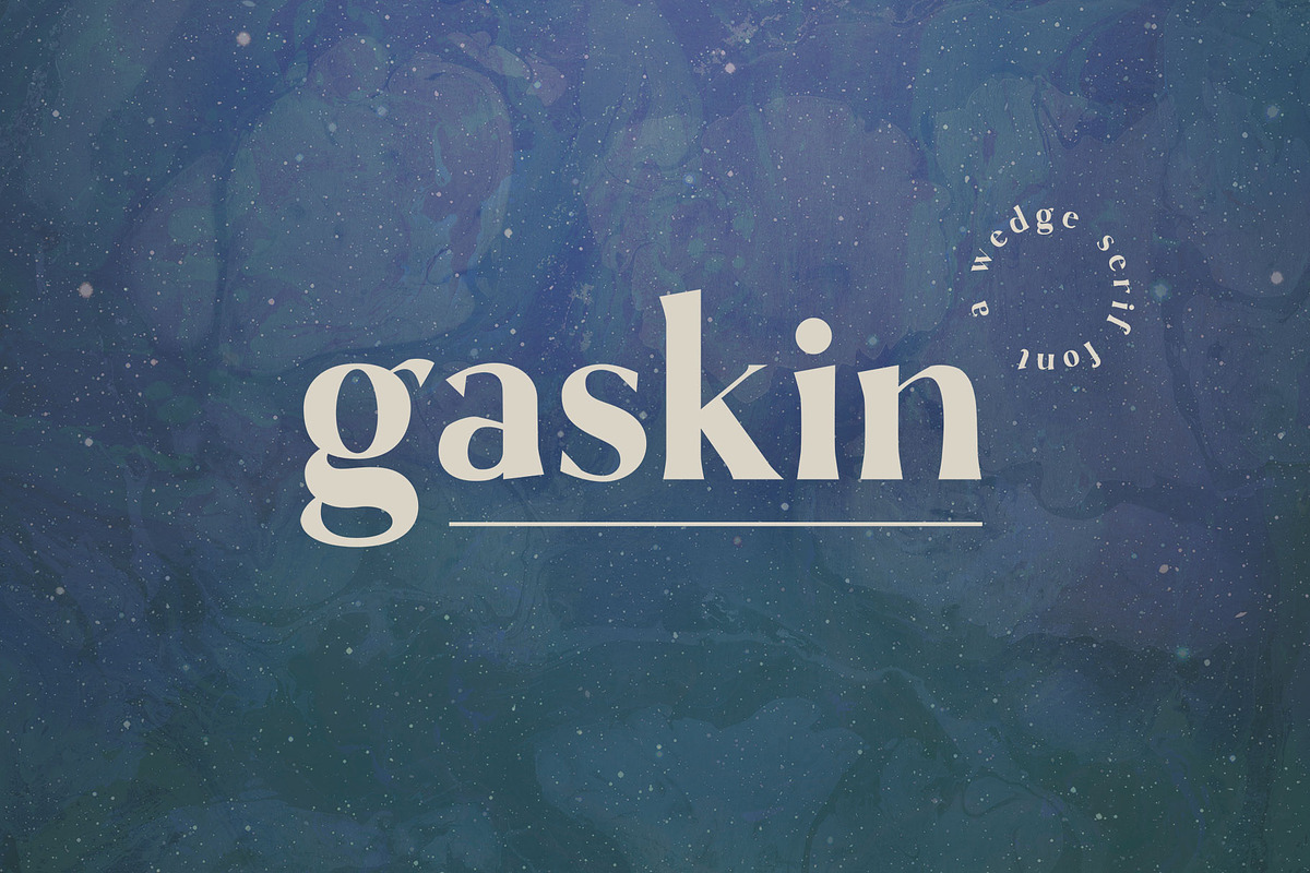 Gaskin | Wedge Serif in Serif Fonts - product preview 8