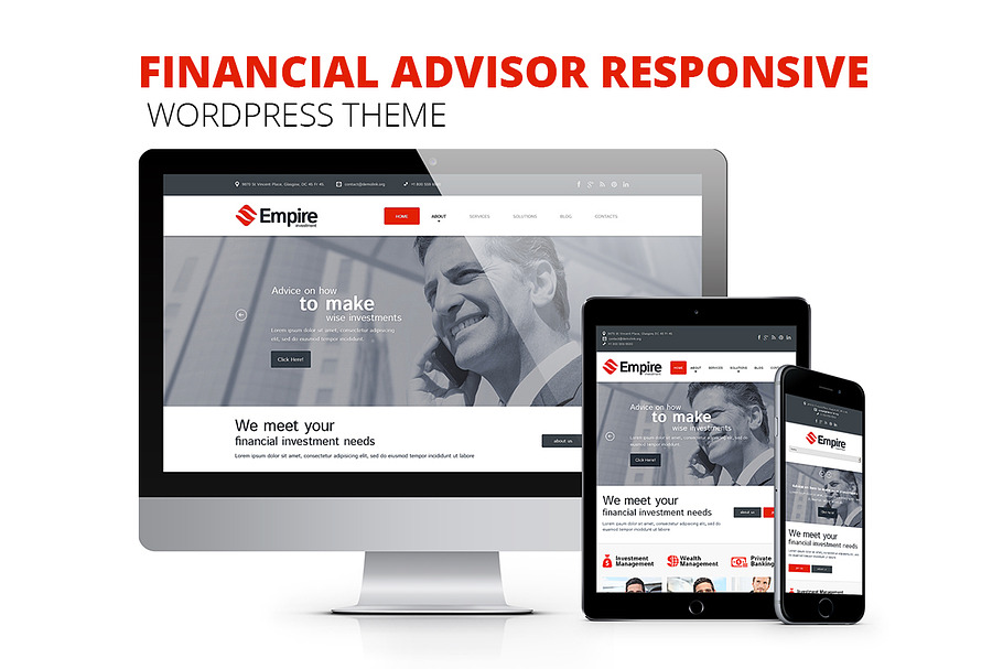 Financial Advisor WordPress Theme