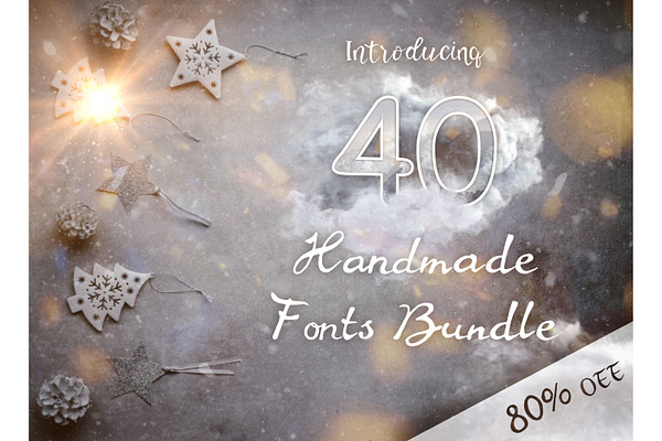 40 Handmade Fonts